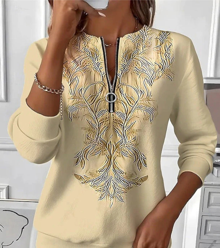 Blusa con estampado floral