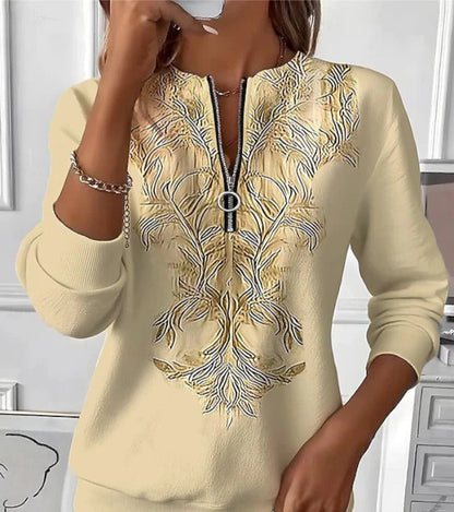 Blusa con estampado floral