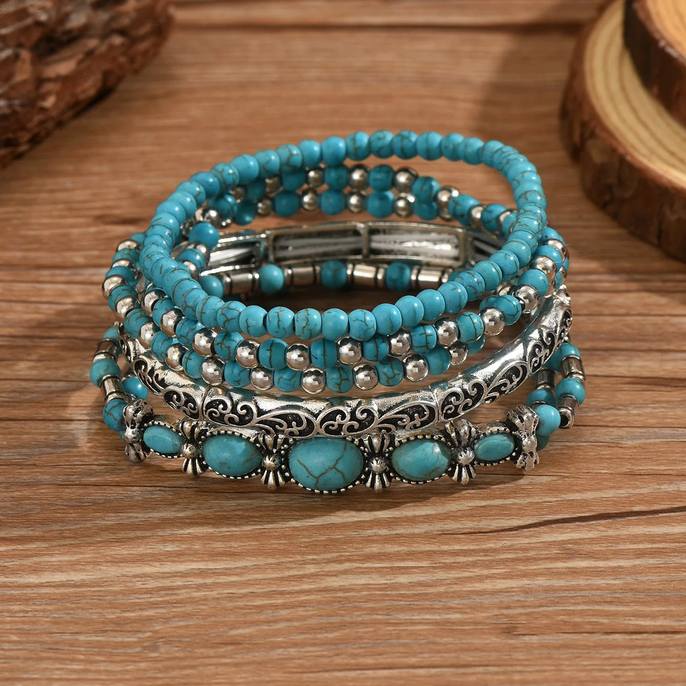Pulsera de cuentas estilo bohemio